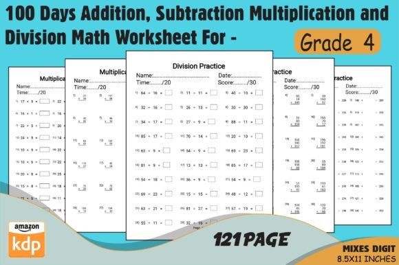 A Brand Designer Reviews the 4th Grade Math Workbook Graphics Bundle