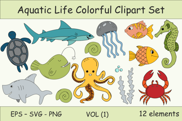 A Brand Designer's Review of Aquatic Animal Graphics for Crafts & Content