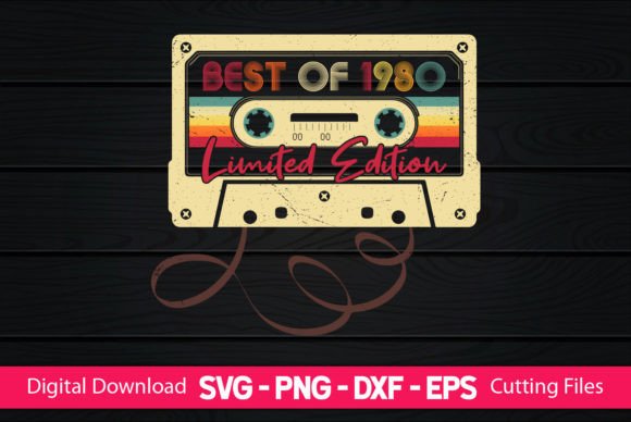 A Graphic Designer's Review of Best of 1980 Funny 43th Birthday SVG