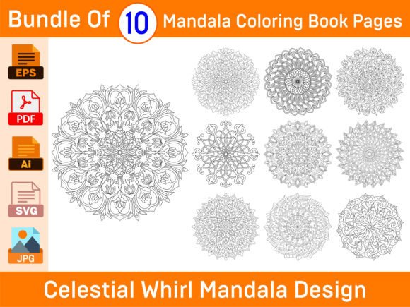 A Realistic Review: Celestial Whirl Mandala Graphics for Product Sales