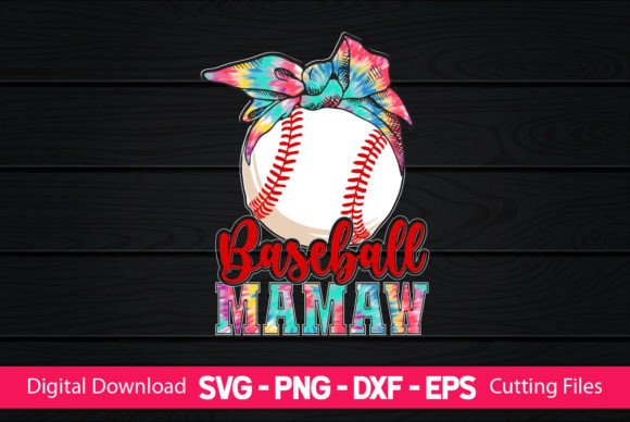 Baseball Mamaw: A Niche Graphic Design Asset for Crafts