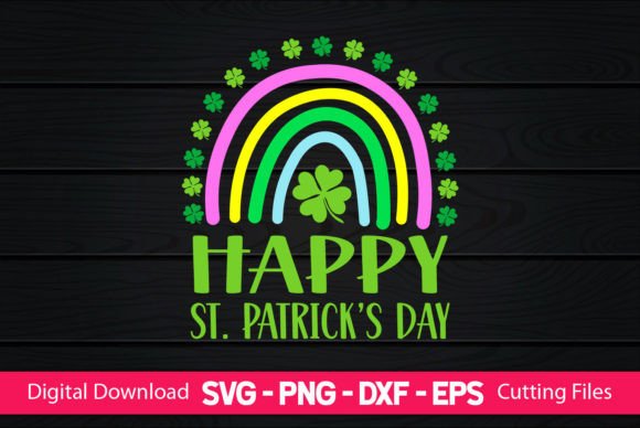 Crafting with a Festive Saint Patrick's Day Rainbow Graphic