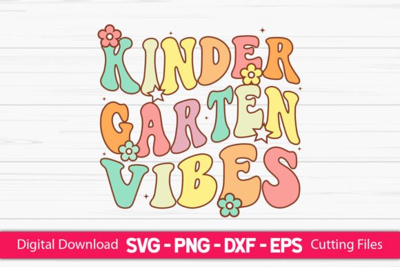 Kindergarten Vibes Graphics for Classic Crafting Style