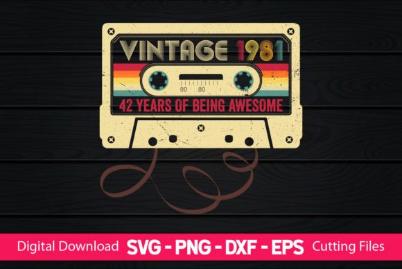 Unpacking the Vintage 1981 Birthday Graphics for Craft Projects